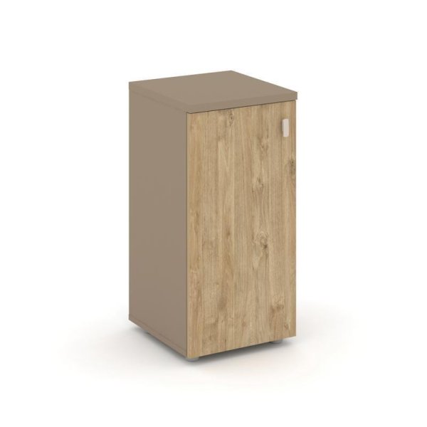 Шкаф низкий узкий левый ES.SU-3.1 (L) (400х420х823) (Латте/Тиквуд Светлый)