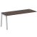Проходной наборный элемент рабочей станции Metal System Style БА.ПРС-СП-1.5 1800x720x750 (Дуб Наварра/Серый металл)