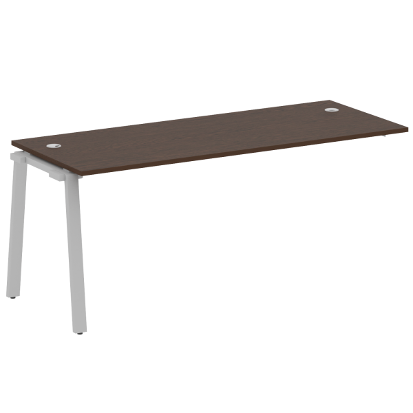 Проходной наборный элемент рабочей станции Metal System Style БА.ПРС-СП-1.5 1800x720x750 (Венге Цаво/Серый металл)