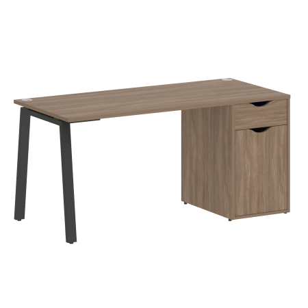 Стол письменный VR.SP-3-158.1.A 1580x720x750 (Дуб Аризона/Антрацит Металл)