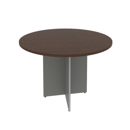 Стол круглый Riva А.ПРГ-1 1100x1100x750 (Венге-Металлик)