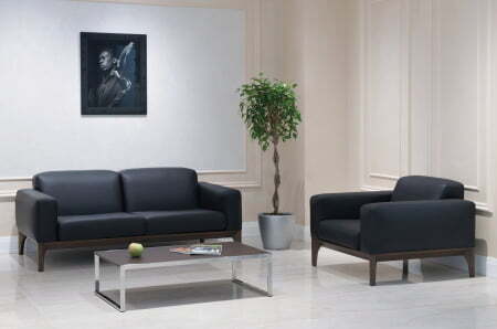 FIOTTO Диван 2-местный (ЧЕРН/ТАБАК)