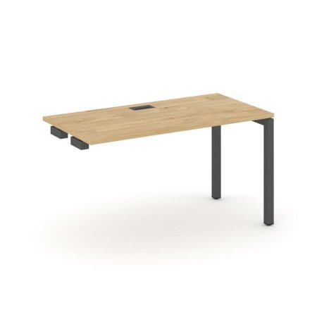 Стол-приставка к опорным элементам SN-5P.OPRS-014 (1580х700х750) (Тиквуд Светлый/Металл Антрацит)