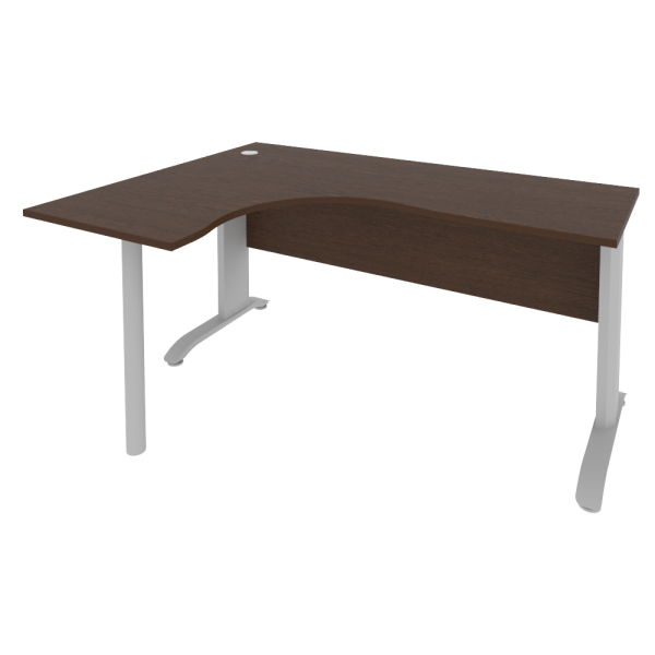 Стол криволинейный левый Riva ПЛ.СА-4 Л 1600x1200x750 (Венге/Металлик)