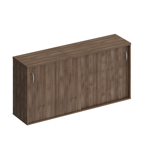 Шкаф-купе низкий Комфорт КФ К.523 1540x380x750 (Дуб шамони темный)