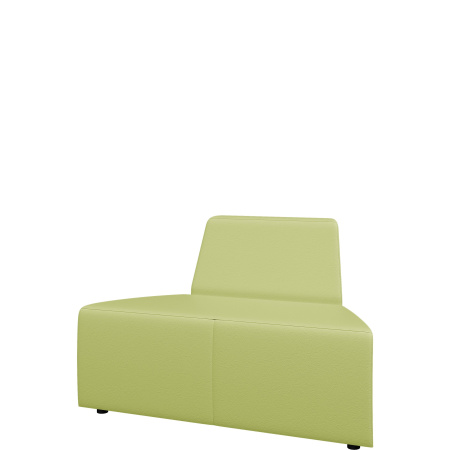 Диван Оригами. Модуль 1-местный внешний. (Модуль 1-местный внешний ecotex_3006)