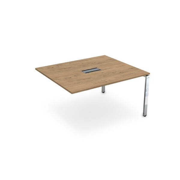 Конечный модуль Бенч-системы для переговорных столов Gloss НСПК-П.928 1600x1200x750 (TeakwoodХром)