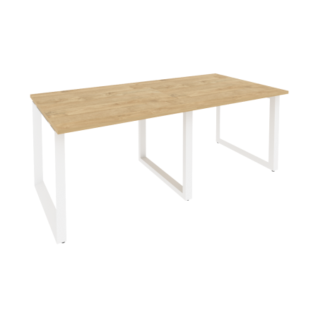 Стол переговорный Onix O.MO-PRG-2.1 1960x980x750 (Тиквуд Светлый/Белый Металл)