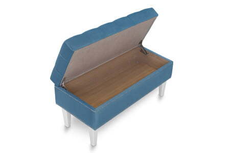 Банкетка Parige 900 (920x420x450) Голубой (Голубой)