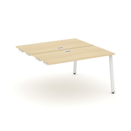 Стол-приставка к опорным элементам SN-6A.DPRS-023 (1380х1632х750) (Акация Лорка/Металл Белый)