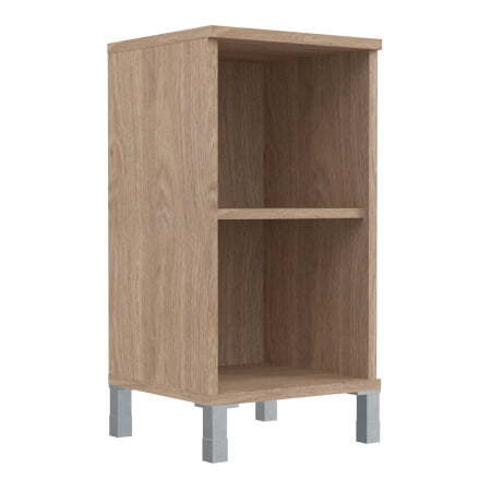 Шкаф 2 уровня, узкий , открытый Born B-411.1 475x450x920 (Дуб Девон)