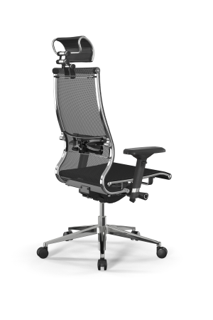 Кресло для руководителя Метта Samurai L2-5D - TS /Kc00/Nc00/D04P/H2cL-3D(M26.B32.G25.W03) (Черный)