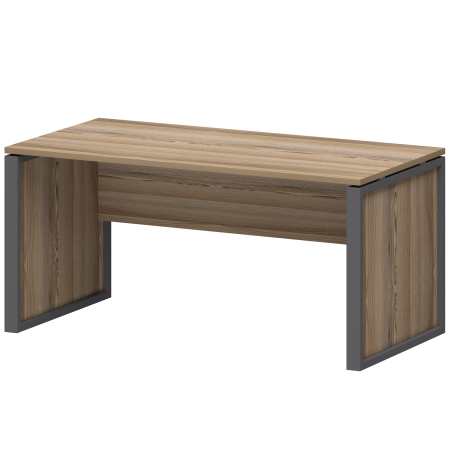 Стол руководителя Аргентум-М НТМ-160 1600x800x750 (Дуб сафари/Антрацит)