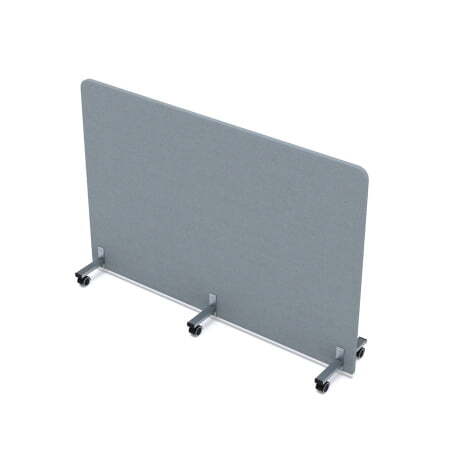 Акустическая мобильная перегородка SOFTOffice 011.МП.1611 1600x377x1100 (New grey)