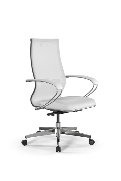 Кресло для руководителя Метта SynchroSit 10 B2-163K - T+Extra /Km00/Wm12/K1cL(M24.B22.G18.W02) (Белый)