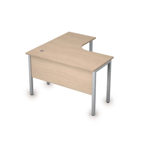 Стол письменный на металлокаркасе прав одиночная опора заказывается отдельно Стиль 2МД.129 1200x1200 (ДубСерый)