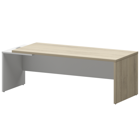 Стол руководителя левый Кортез KZ-22L 2200x900x750 (Кронберг/Белый)