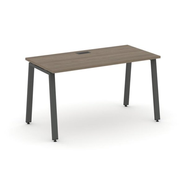 Стол письменный SN-6A.SP-021 (980х800х750) (Вяз Благородный/Металл Антрацит)