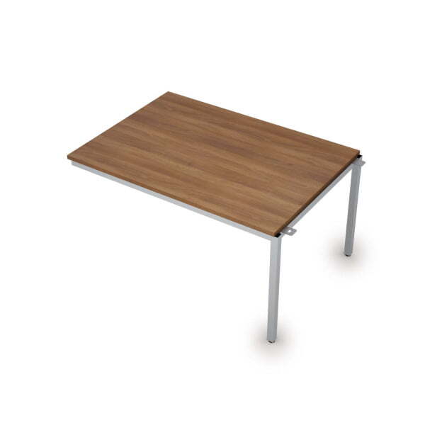 6МПС.003 Бенч-системы для переговорных столов, средний модуль (1400x1000x750) (Шамони темный/Алюминий матовый)