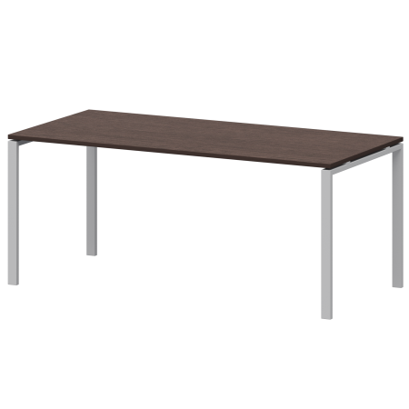 Стол на металлокаркасе для заседаний Арго-М АМ-0058 1800x850x760 (Дуб венге/Белый)