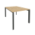 Рабочая станция на П-образном м/к Onix O.MP-D.RS-2.1.7 980x1475x750 (Тиквуд Темный/Белый Металл)
