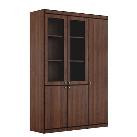 Шкаф с отделением для одежды CPT1750302 (Тёмный орех)