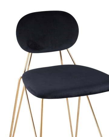 Стул Элис полубарный темно-синий (Стул полубарный Элис темно-синий)