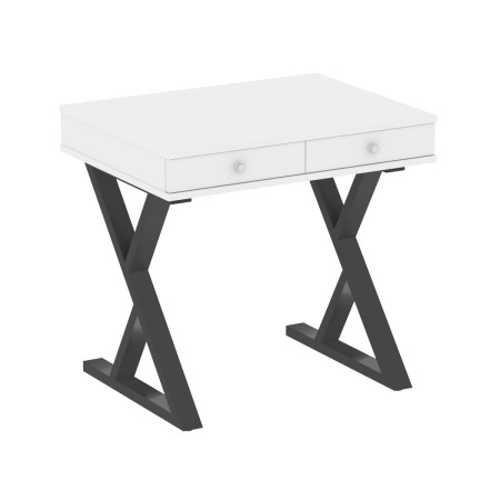 Компьютерный стол VR.SP-1-79M 794x600x750 (Белый Бриллиант/Антрацит Металл)