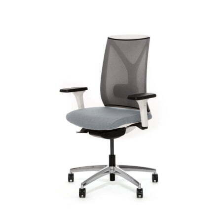 DION M WG Кресло синх. черная спинка (Серый | Черный)