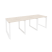 Рабочая станция на О-образном м/к Onix O.MO-RS-3.0.8 2340x800x750 (Тиквуд Темный/Белый Металл)
