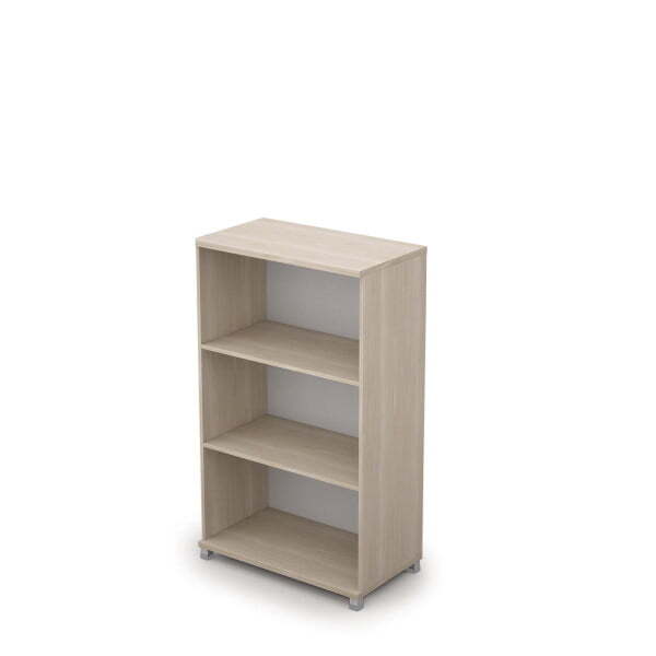 6Ш.017 Стеллаж широкий (800x450x1348) (Шамони светлый)