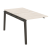Наборный элемент рабочей станции на деревянных опорах Onix Wood OW.2.NRS-0.8 780x1635x750 (Тиквуд Светлый/Дуб Темный)