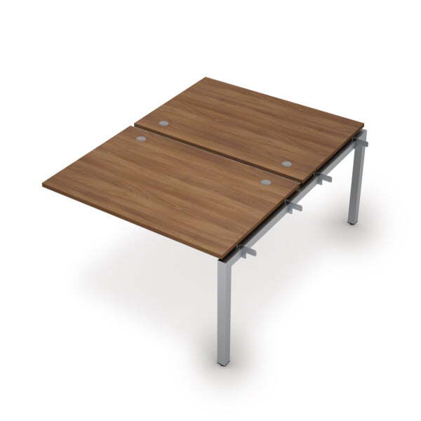 6МБС.5288 Бенч-система на 2 рабочих места, средний модуль (1200x1635x750) (Шамони темный/Алюминий матовый)