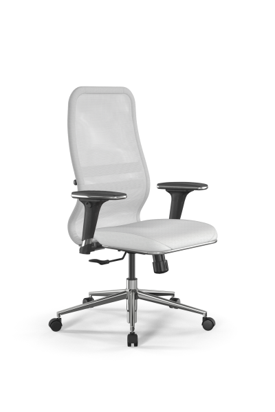Кресло для руководителя Метта SynchroSit 8 B2-25D - X2+Extra /Uhp42/Wm12/D32P/H3mL-2D(M20.B23.G18.W0 (Белый)