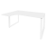 Стол эргономичный левый на О-образном м/к Onix O.MO-SA-4L 1580x1180x750 (Тиквуд Темный/Белый Металл)