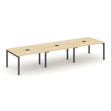 Стол переговорный SN-5P.SPRG-054 (4740х1180х750) (Акация Лорка/Металл Антрацит)