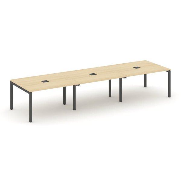 Стол переговорный SN-5P.SPRG-054 (4740х1180х750) (Акация Лорка/Металл Антрацит)