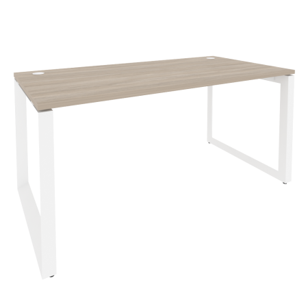 Стол рабочий на О-образном м/к Onix O.MO-SP-4.8 1580x800x750 (Дуб Аттик/Белый Металл)