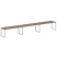 Рабочая станция Metal System Style БО.СМ-3.5 5400x720x750 (Дуб Наварра/Серый металл)