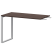Бриф-приставка на металлокаркасе Арго-М АМ.О-120.60 1200x600x760 (Темный шимо/Белый)