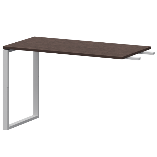 Бриф-приставка на металлокаркасе Арго-М АМ.О-120.60 1200x600x760 (Дуб венге/Белый)