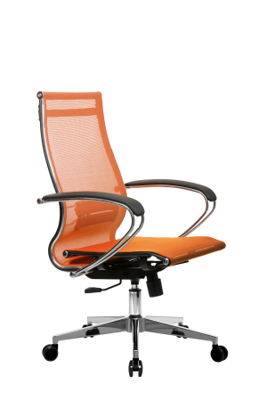 Кресло для руководителя Метта МЕТТА-9(MPRU)/подл.131/осн.004 (Оранжевый)