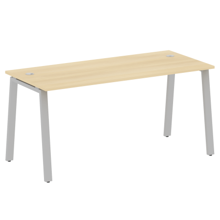 Стол письменный Metal System Style БА.СП-4 1600x720x750 (Акация/Серый металл)
