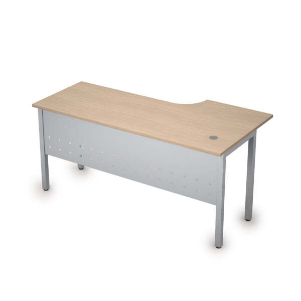 Стол письменный на металлокаркасе лев Стиль 2МК.143 1600x800x750 (ДубСерый)