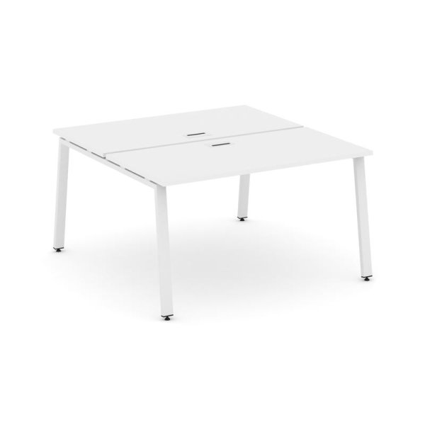 Рабочая станция 2-х сторонняя SN-6A.DRS-011 (980х1432х750) (Белый/Металл Белый)