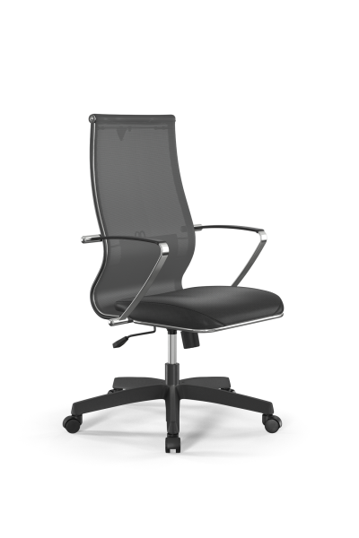 Кресло для руководителя Метта Sit 10 B2-163K - T+Extra /Km00/Wm12/K5cL(M09.B02.G15.W01) (Серый | Черный)