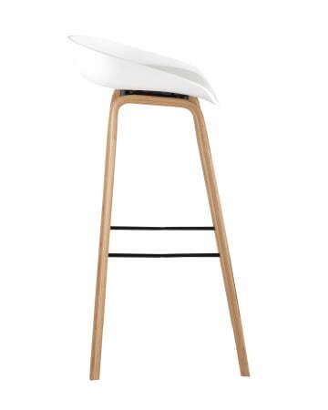 Стул барный LIBRA SOFT БЕЛЫЙ (Стул барный Libra белый)