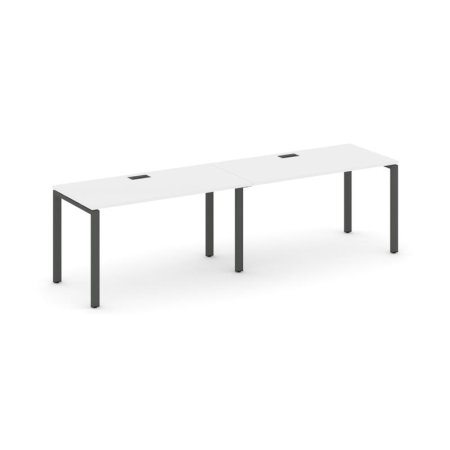 Рабочая станция 1 сторонняя SN-6P.ORS-012 (2360х700х750) (Белый/Металл Антрацит)