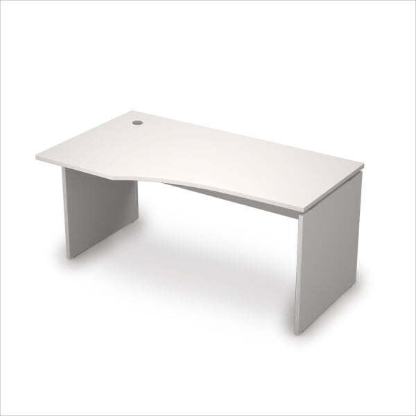 6С.020 Стол криволинейный (1600x900x750) (Белый)