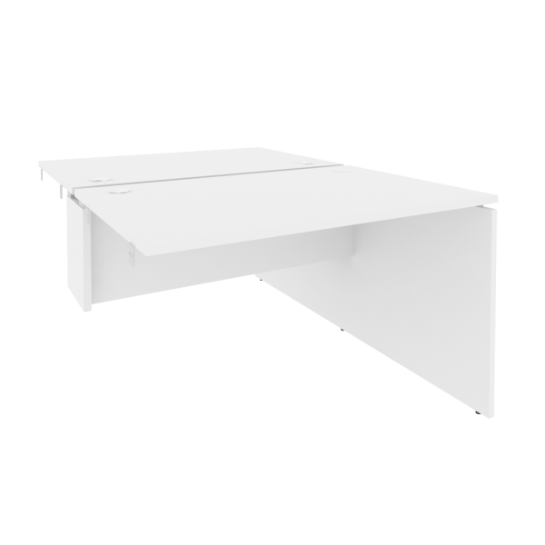 Стол-приставка двойной к опорным элементам Onix O.D.SPR-2.8 1180x1635x750 (Белый Бриллиант)